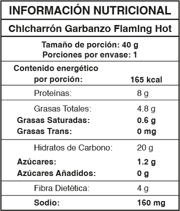 Chicharrón de garbanzo FLAMIN HOT - Image 2