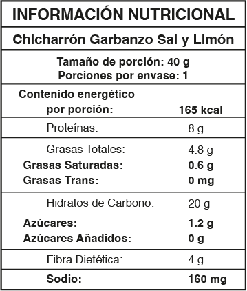 Chicharrón de garbanzo SAL Y LIMÓN - Image 2
