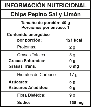 Chips de pepino SAL LIMÓN - Image 2