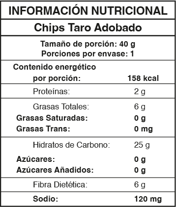 Chips de taro ADOBADO - Image 2